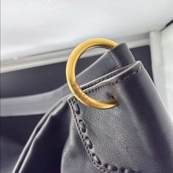 Dooney & Bourke Black Leather Tote - Picture 4 of 8